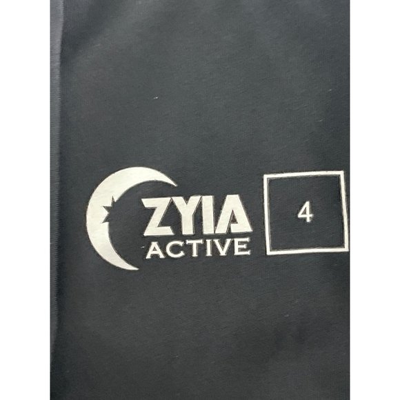 Zyia Active Leopard Print Brilliant High Rise Cropped Capri Leggings Size 4 - Picture 9 of 12